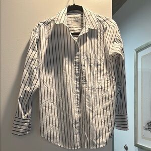 Classic Striped Women’s Oversized Shirt
